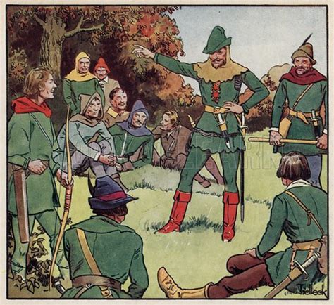 Robin Hood and his Merry Men stock image | Look and Learn