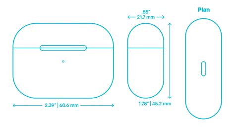 Apple AirPods Pro (1st Gen) Dimensions & Drawings | Dimensions.com