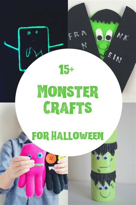 15+ Monster Crafts for Halloween - Sunshine and Rollercoasters