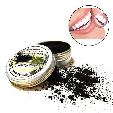 Natural Activated Coconut Charcoal Whitening Tooth Natural Tooth Teeth Whitening Powder Lab ...