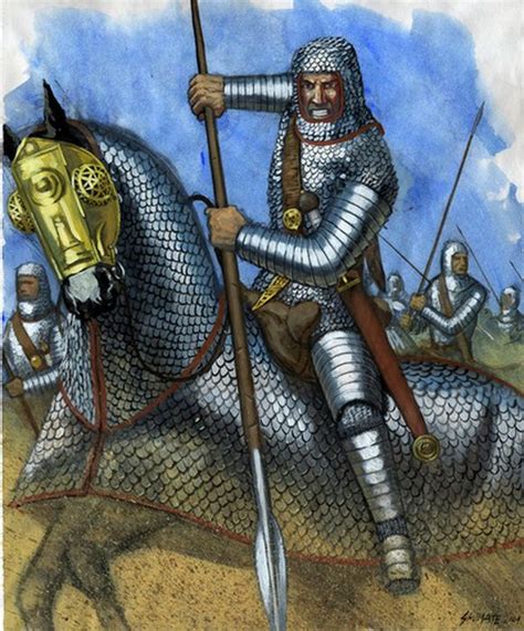 Roman cataphract (heavy cavalryman) in action, III c. AD. | Ancient warfare, Roman soldiers ...