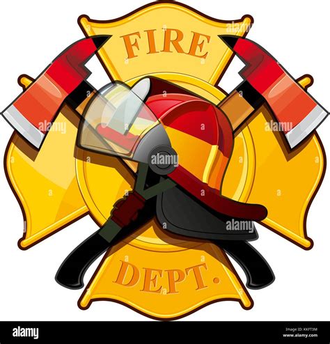 fire department badge Stock Vector Image & Art - Alamy