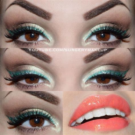 Green Eyeliner Look · How To Create A Green Eye Makeup Look · Beauty on ...