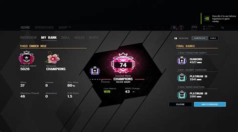 Rainbow Six Champion Rank Png / Now let's get back into the rainbow six siege ranks.thanks to ...