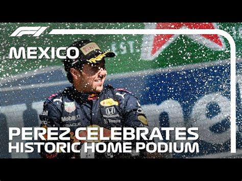 Sergio Perez's Emotional Home Podium! | 2021 Mexico City Grand Prix ...