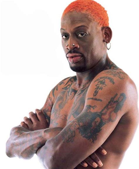 Les tatouages de Dennis « the worm » Rodman | Basketteur, Tatoua ...