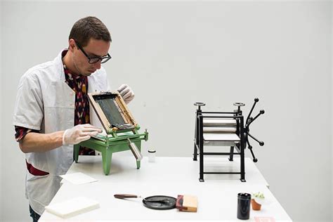 The Smallest Printing Company: Miniature Printing Presses For a Mobile Printing Studio — Colossal