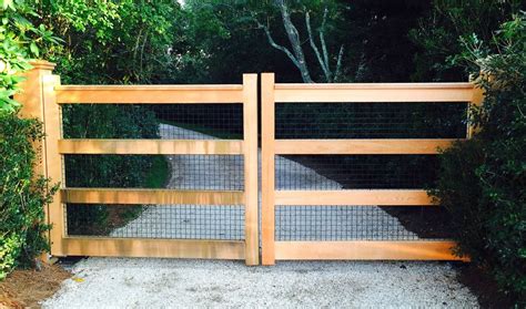 Diy Wood Driveway Gate - Image to u