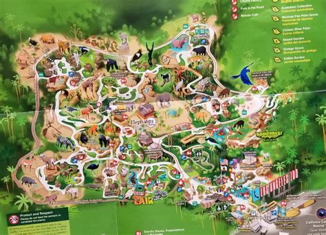 2020 Los Angeles Zoo and Botanical Gardens Map and Guide