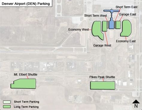 Denver Airport Parking | DEN Airport Long Term Parking Rates & Map