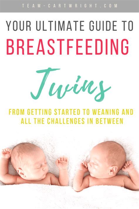 Must-Have Supplies for Breastfeeding Twins - Team Cartwright