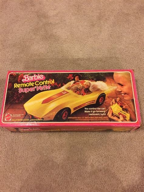 Vintage 1979 Barbie Remote Control Super Vette Car With Box Rare HTF Mattel | #1867344816