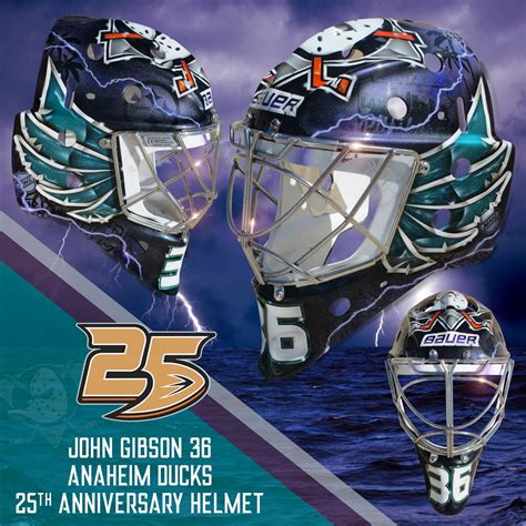 John Gibson Goalie Mask Mighty Ducks 2018 – SportsLogos.Net News