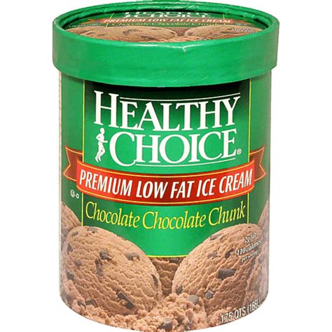 Healthy Choice Ice Cream, Chocolate Chocolate Chunk | Ice Cream, Treats ...