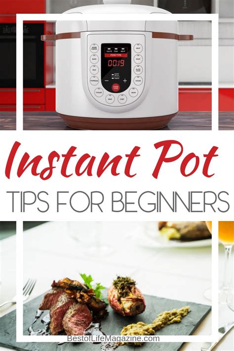 Instant Pot Tips and Tricks for Beginners - The Best of Life