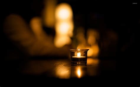 Candle in the dark wallpaper - Photography wallpapers - #21630