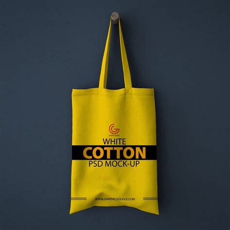 This free mockup allows you to showcase your design of cotton bag in a ...