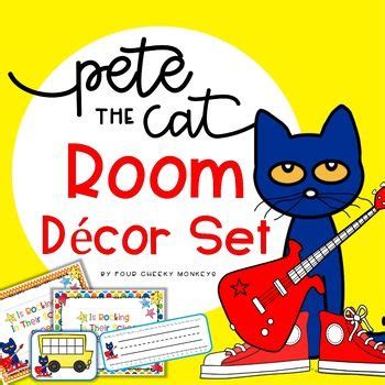 Pete The Cat Classroom Decor A collection of cute classroom decor ...