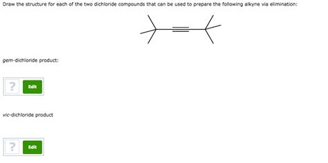 Solved Draw the structure for each of the two dichloride | Chegg.com