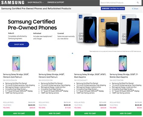 Samsung has started selling refurbished flagship smartphones in the US ...