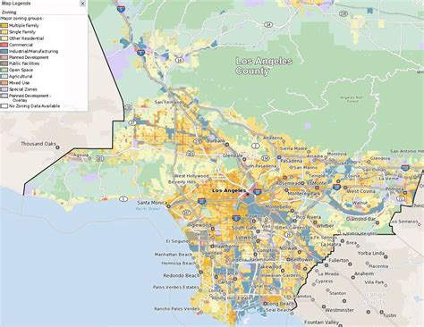 Zoom In: L.A. County Zoning Map Shows What You Can Build and Where in ...