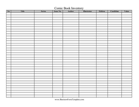 20 Book Inventory Template - Excel Templates - Excel Templates