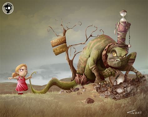 fantasy illustrations | ... (2d, illustration, monster, kid, female, humour, cartoon, fantasy ...