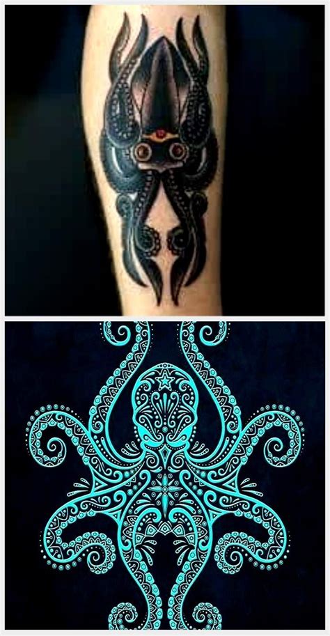 Squid Tattoo Meaning 38 | Octopus tattoo design, Tattoos with meaning, Squid tattoo