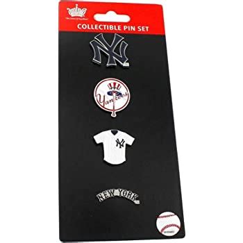Amazon.com : New York Yankees Logo Evolution Pin Set : Sports & Outdoors