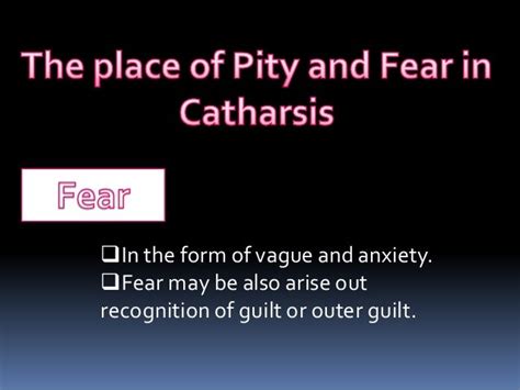 Theory of catharsis