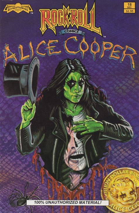 EvenSpot Speaks: 1990, Rock N Roll Comics, Alice Cooper