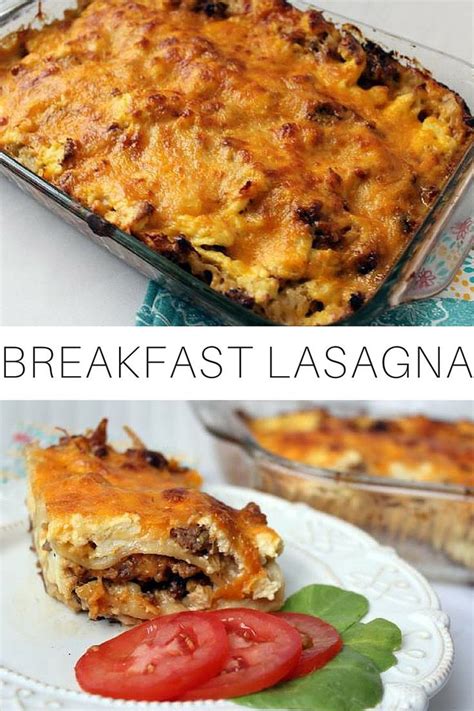 Breakfast Lasagna | Recipe | Breakfast lasagna, Lasagna, Breakfast