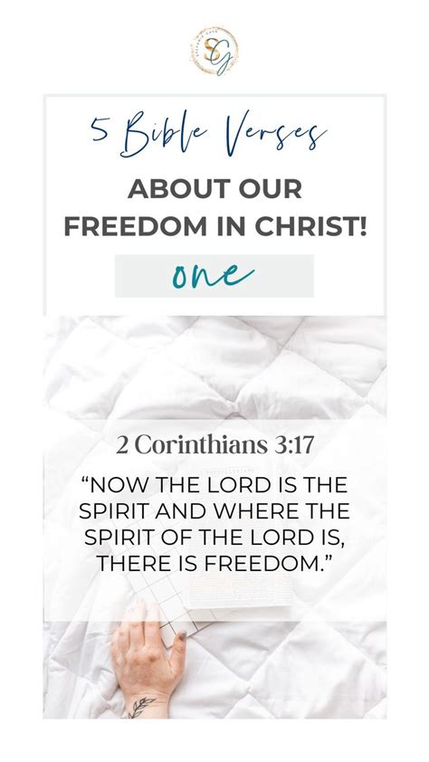 5 Bible Verses About Our Freedom in Christ in 2023 | Freedom in christ ...