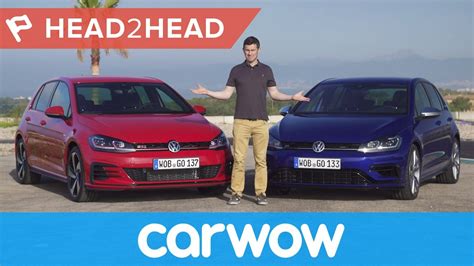 Volkswagen Golf R vs Golf GTI Performance 2018 review | Head2Head