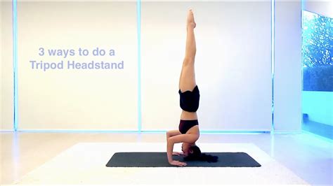 How to do a Tripod Headstand |3 Ways| - YouTube