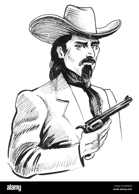 Cowboy Drawing His Gun Stock Photos & Cowboy Drawing His Gun Stock ...