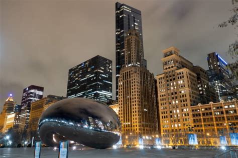 30+ Chicago Bean Night Stock Photos, Pictures & Royalty-Free Images - iStock