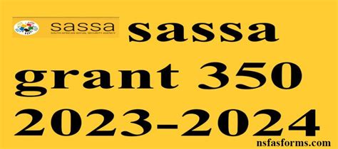 sassa grant 350 2023-2024 - Nsfas and Universities Online Application