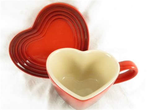 Le Creuset red heart mug. PIC ONLY. #lecreuset | Le creuset red, Le creuset, Red mug