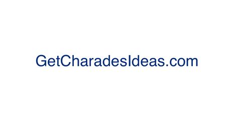 Easy and Hard Charades List - 200 Ideas (Updated 2021) | GetCharadesIdeas