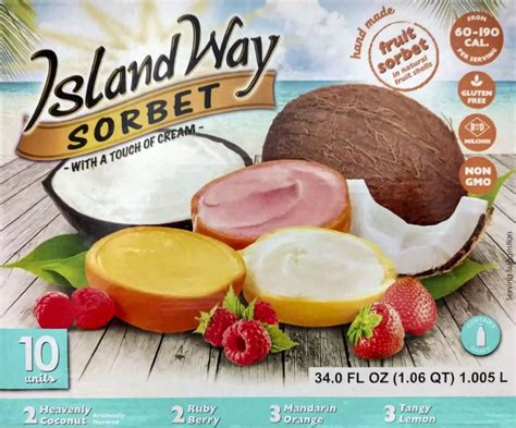 Island Way Sorbet, Variety Pack , 10 ct — Goisco.com