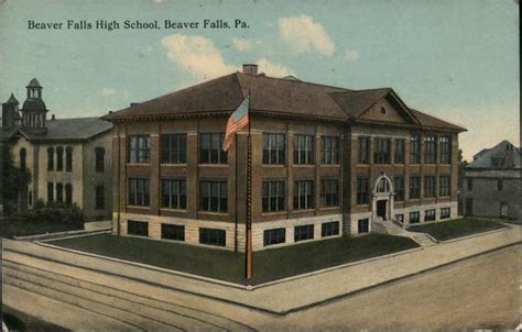 Beaver Falls High School Pennsylvania Postcard