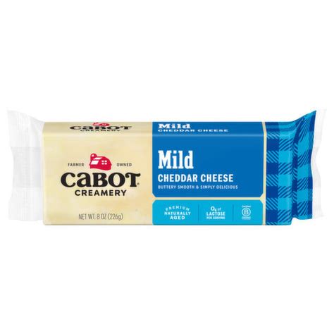 Cabot Creamery Cheese, Mild Cheddar - Super 1 Foods