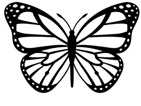 Free Monarch Butterfly Black And White, Download Free Monarch Butterfly ...