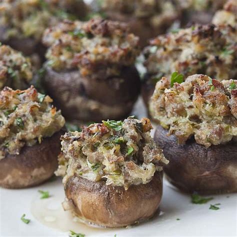 Barefoot Contessa | Sausage-Stuffed Mushrooms | Recipes