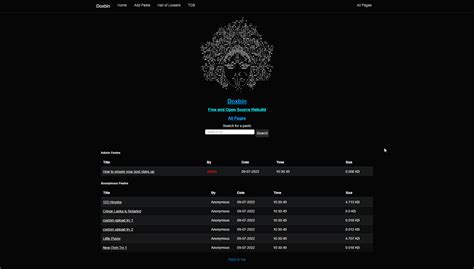 GitHub - hirusha-adi/DoxBin: a simpler version of the Doxbin with an ...