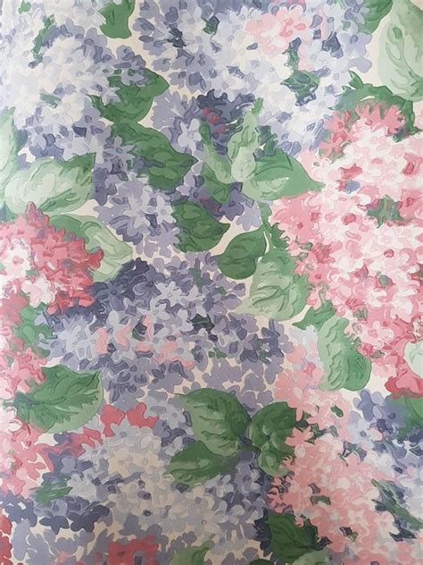 Authentic Vintage Sanderson Wallpaper With Beautiful Floral Pattern - Etsy