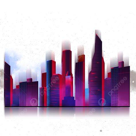 Neon Cyberpunk Tall Buildings, Neon Lights, Cyberpunk, Cover PNG Transparent Clipart Image and ...