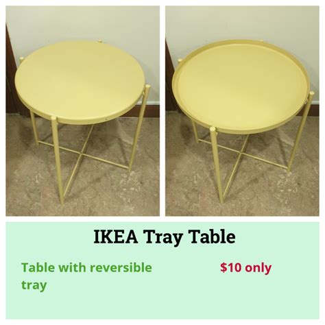 IKEA Tray table, Furniture & Home Living, Furniture, Tables & Sets on ...