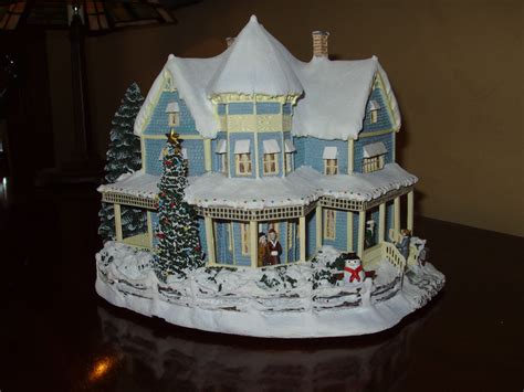 Christmas Village - by Thomas Kinkade 2001 Holiday Bed & Breakfast M0986 | Christmas villages ...